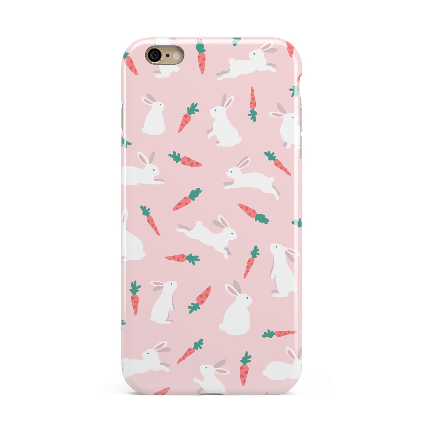 Easter Bunny And Carrot Apple iPhone 6 Plus 3D Tough Case