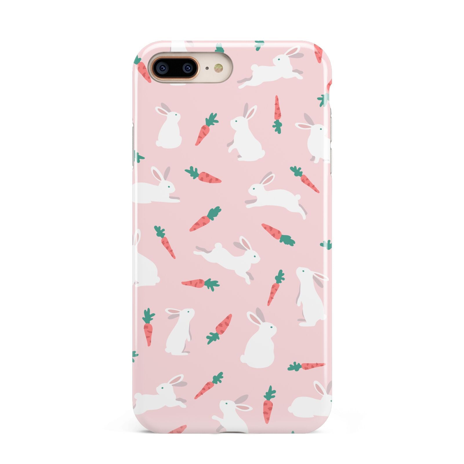Easter Bunny And Carrot Apple iPhone 7 8 Plus 3D Tough Case