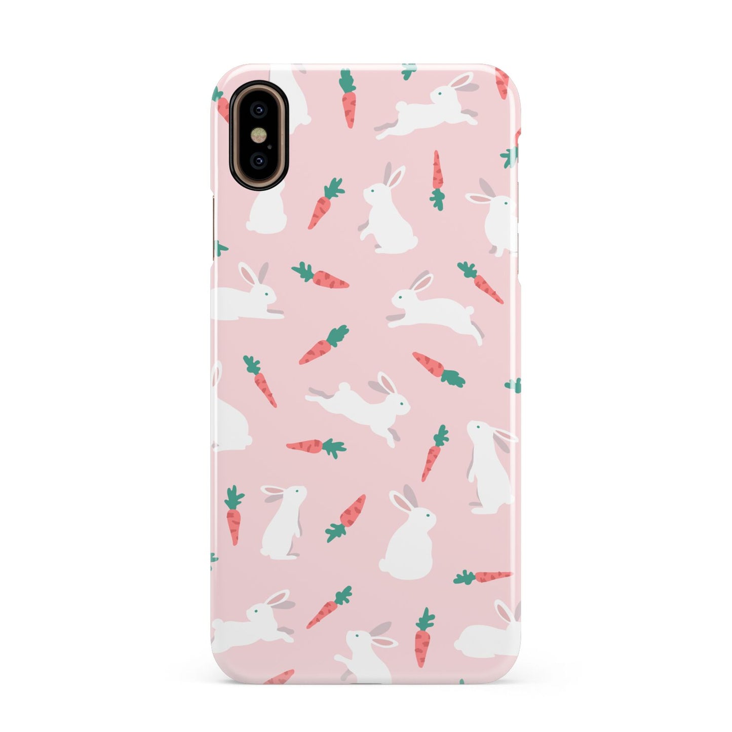 Easter Bunny And Carrot Apple iPhone Xs Max 3D Snap Case