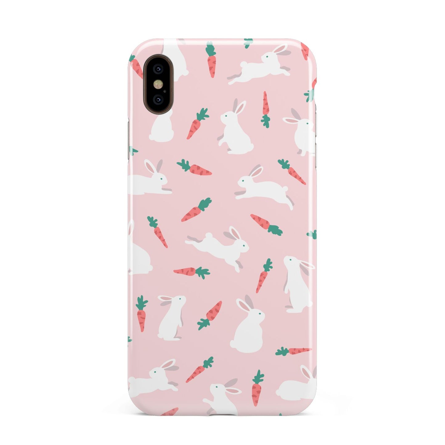 Easter Bunny And Carrot Apple iPhone Xs Max 3D Tough Case