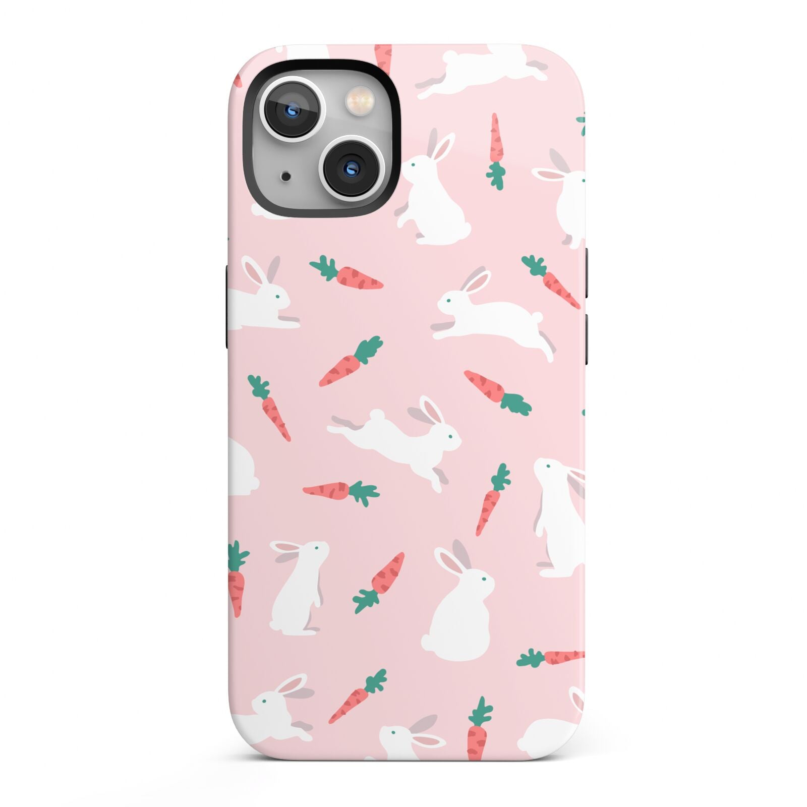 Easter Bunny And Carrot iPhone 13 Full Wrap 3D Tough Case