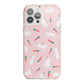 Easter Bunny And Carrot iPhone 13 Pro Max TPU Impact Case with Pink Edges