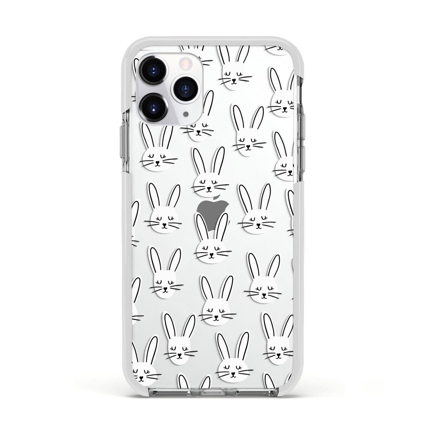 Easter Bunny Apple iPhone 11 Pro in Silver with White Impact Case