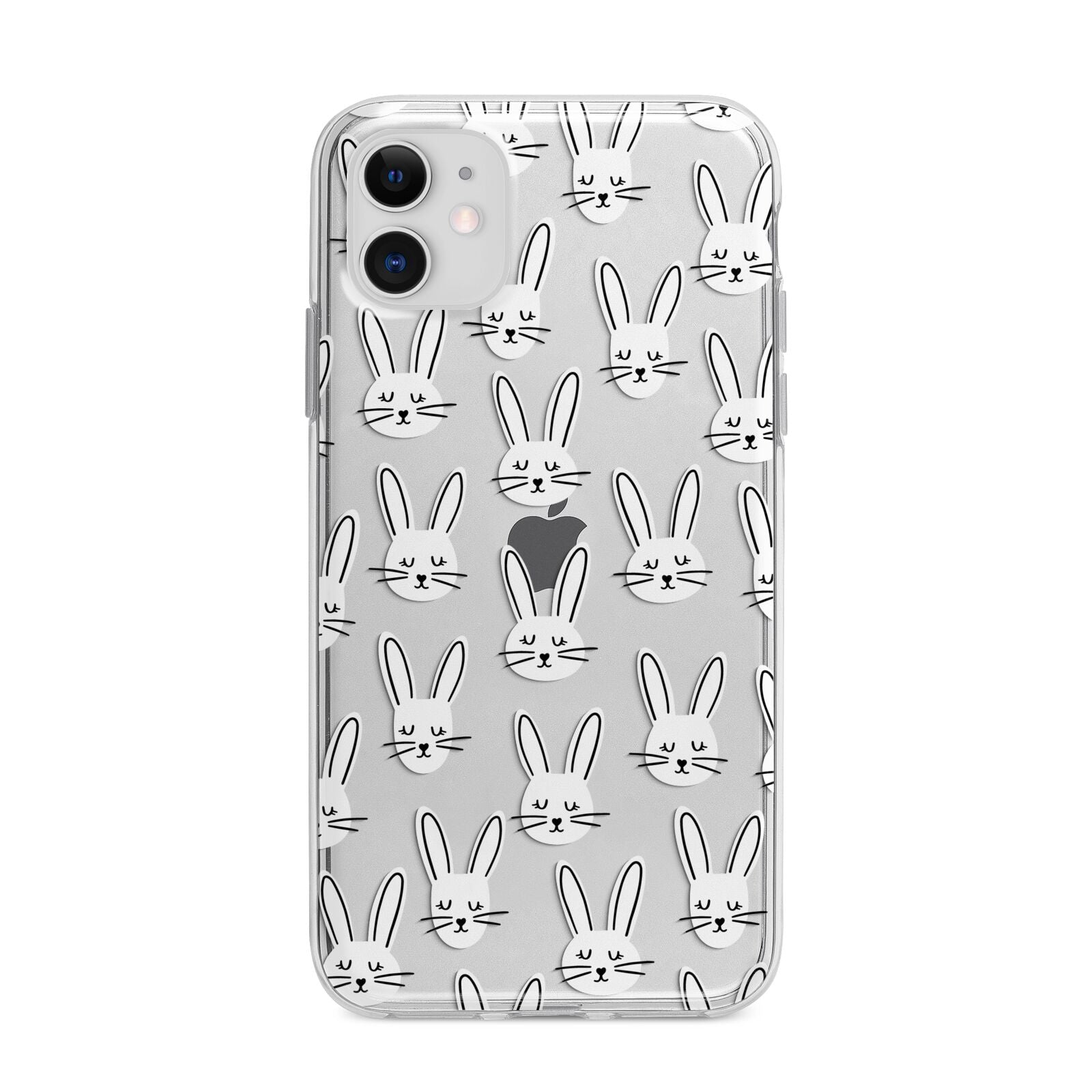 Easter Bunny Apple iPhone 11 in White with Bumper Case