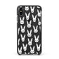 Easter Bunny Apple iPhone Xs Max Impact Case Black Edge on Black Phone