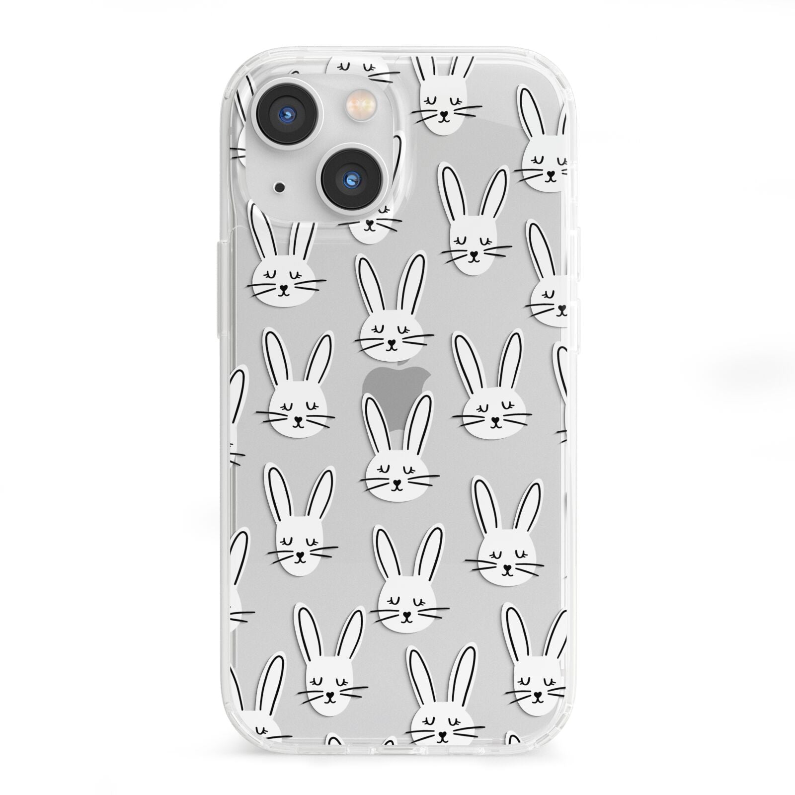 Easter Bunny iPhone 13 Mini Clear Bumper Case