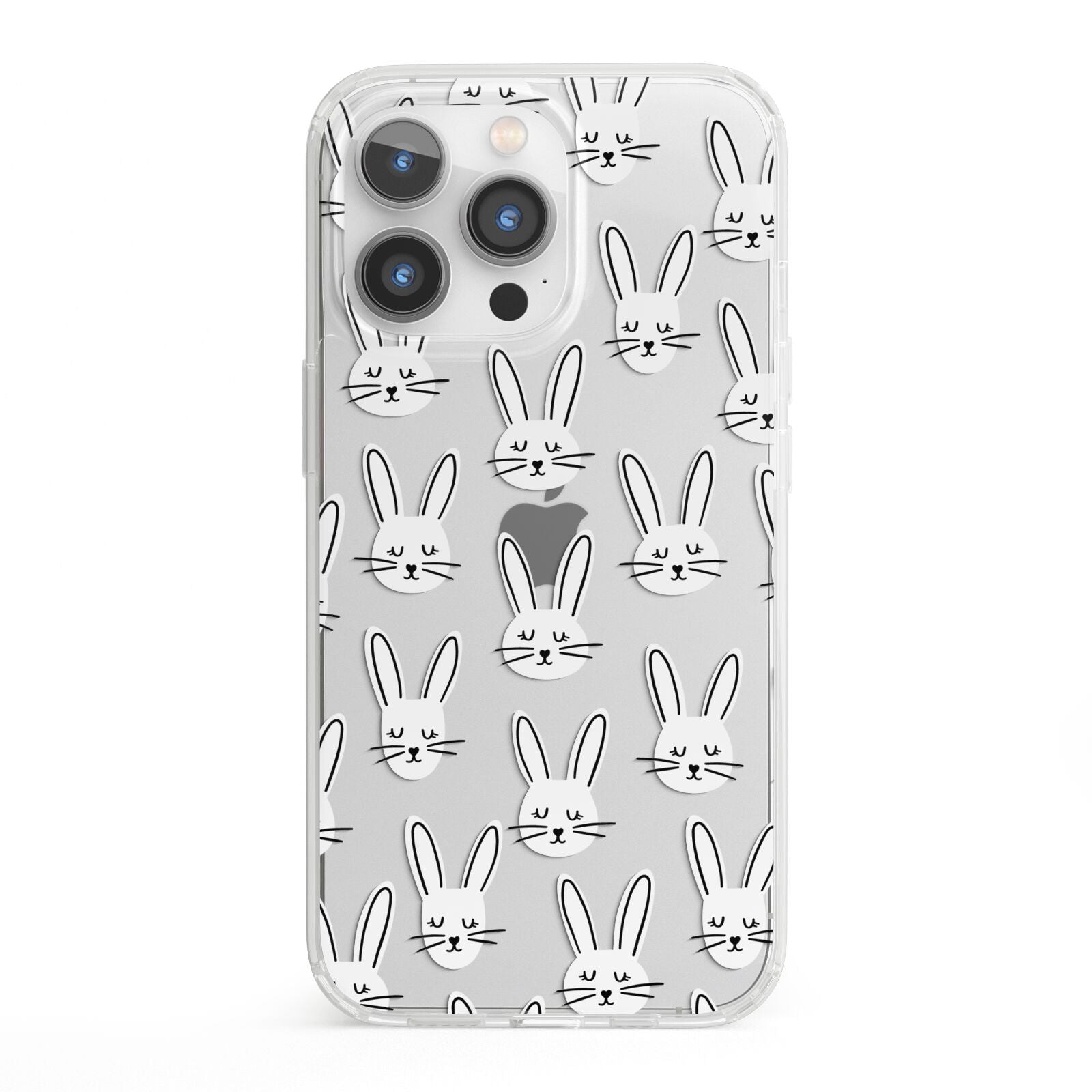 Easter Bunny iPhone 13 Pro Clear Bumper Case