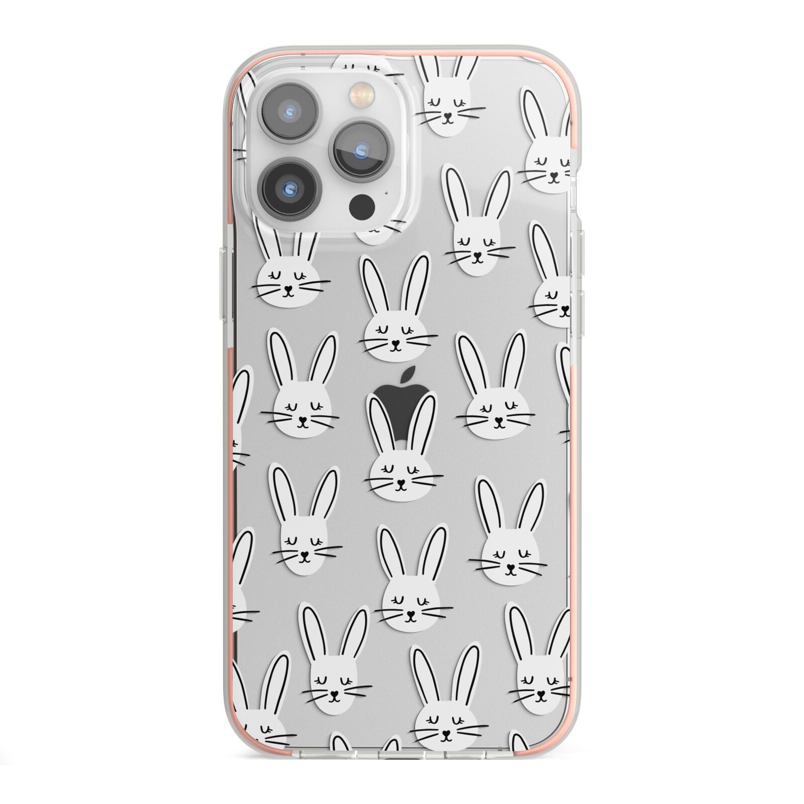 Easter Bunny iPhone 13 Pro Max TPU Impact Case with Pink Edges