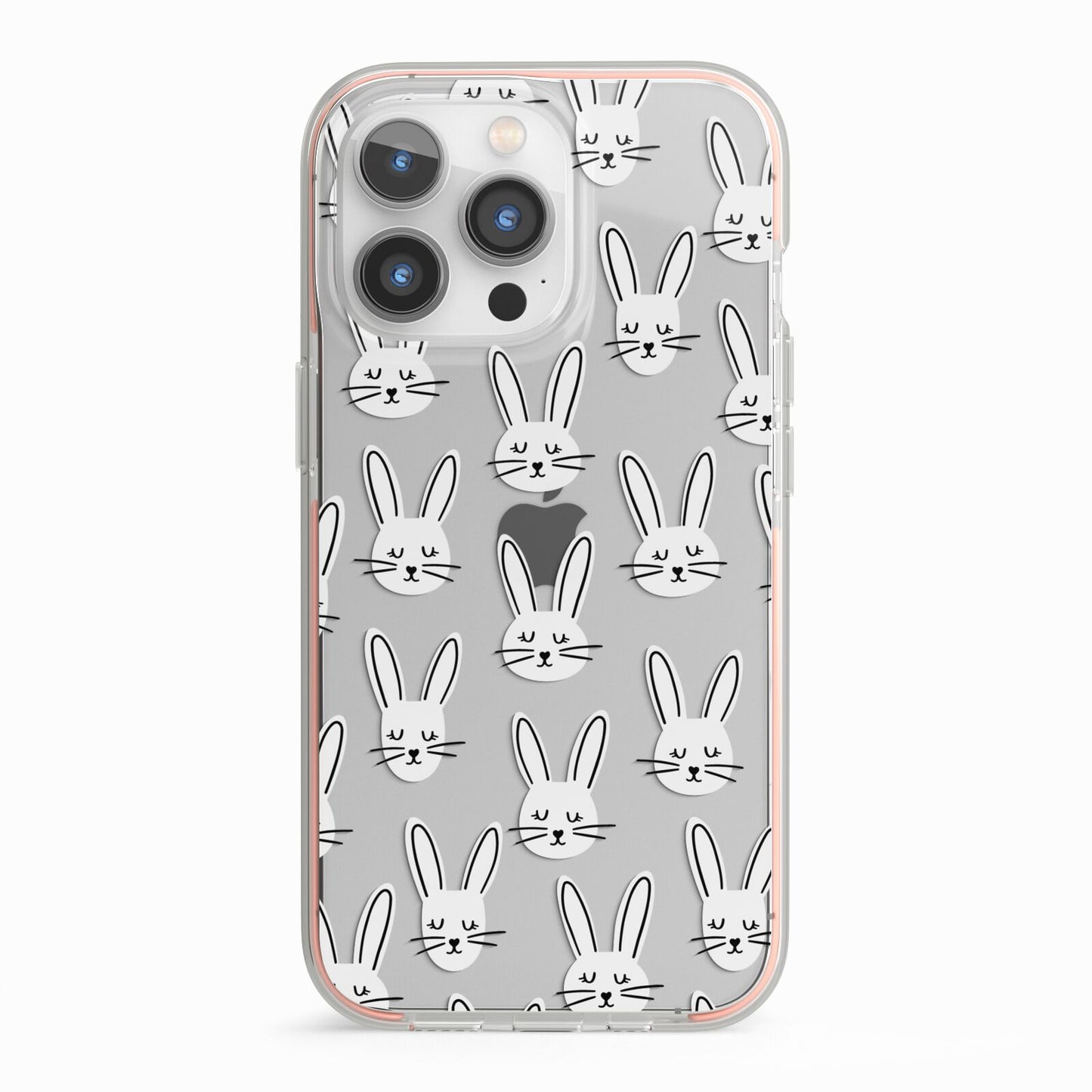 Easter Bunny iPhone 13 Pro TPU Impact Case with Pink Edges