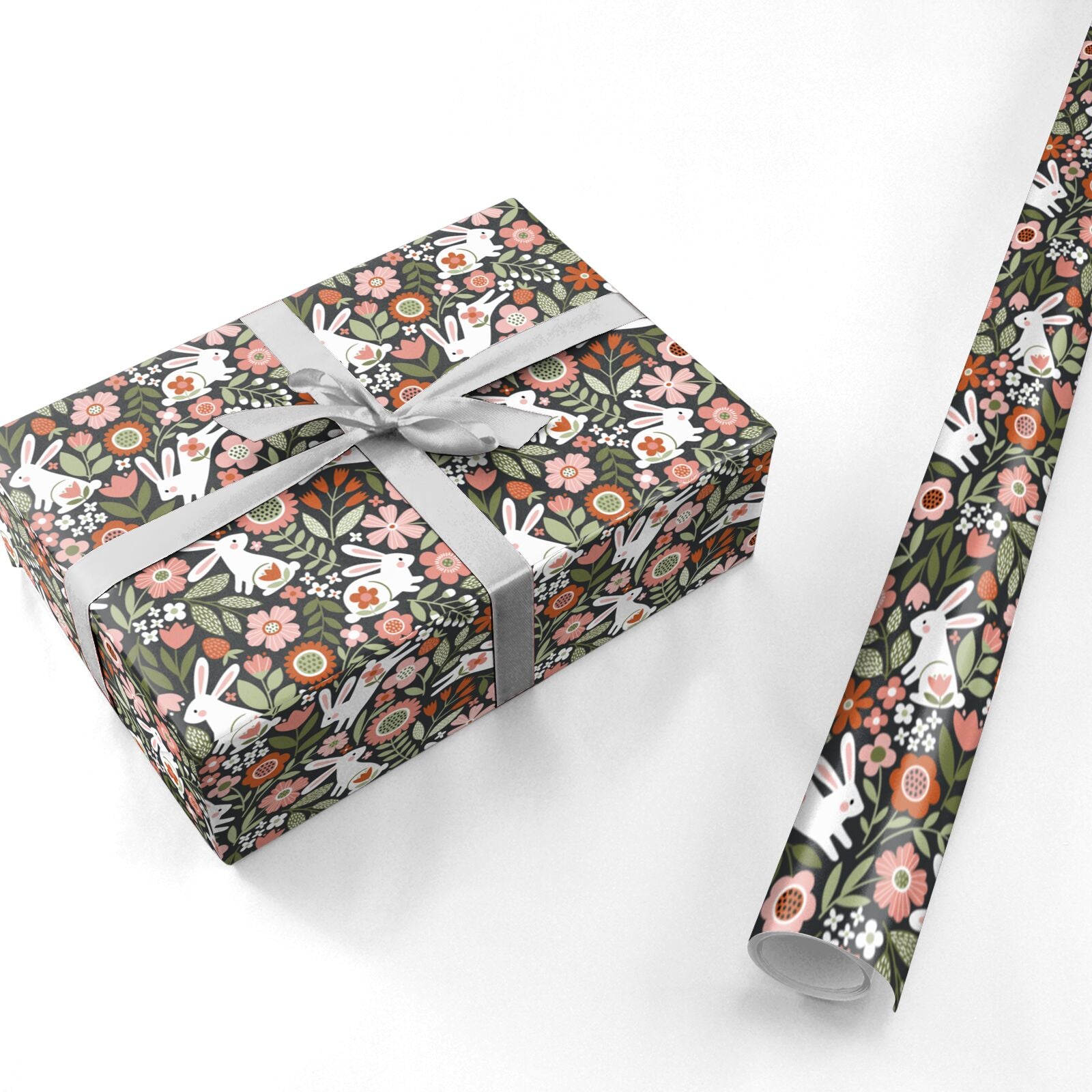 Easter Floral Personalised Wrapping Paper