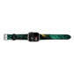 Emerald Green Apple Watch Strap Size 38mm Landscape Image Silver Hardware