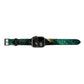 Emerald Green Apple Watch Strap Size 38mm Landscape Image Space Grey Hardware