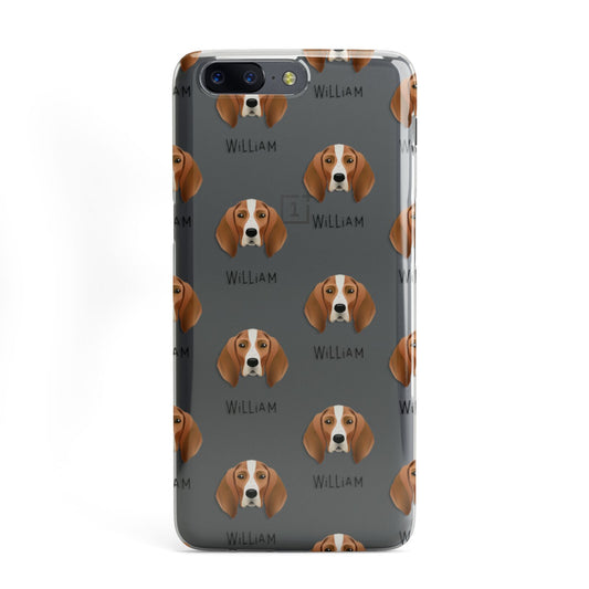 English Coonhound Icon with Name OnePlus Case
