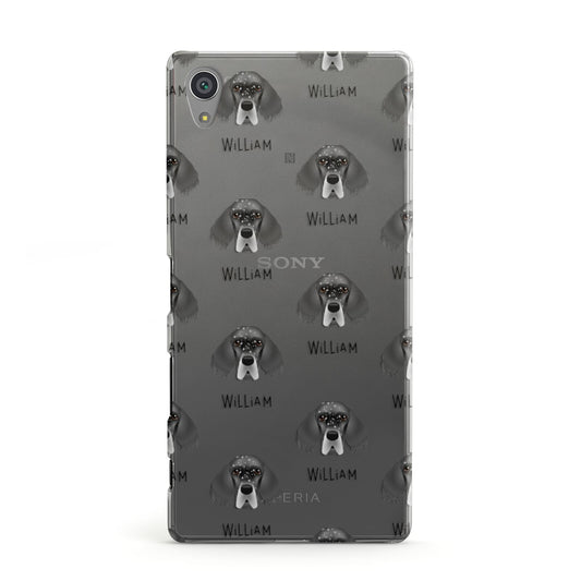 English Setter Icon with Name Sony Xperia Case