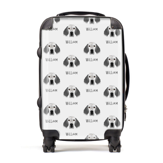 English Setter Icon with Name Suitcase