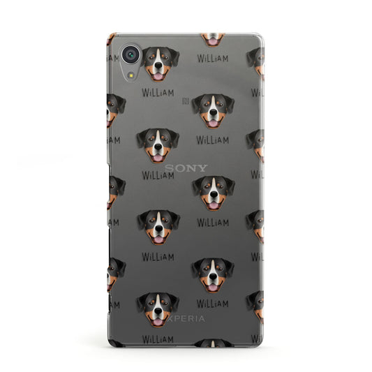 Entlebucher Mountain Dog Icon with Name Sony Xperia Case