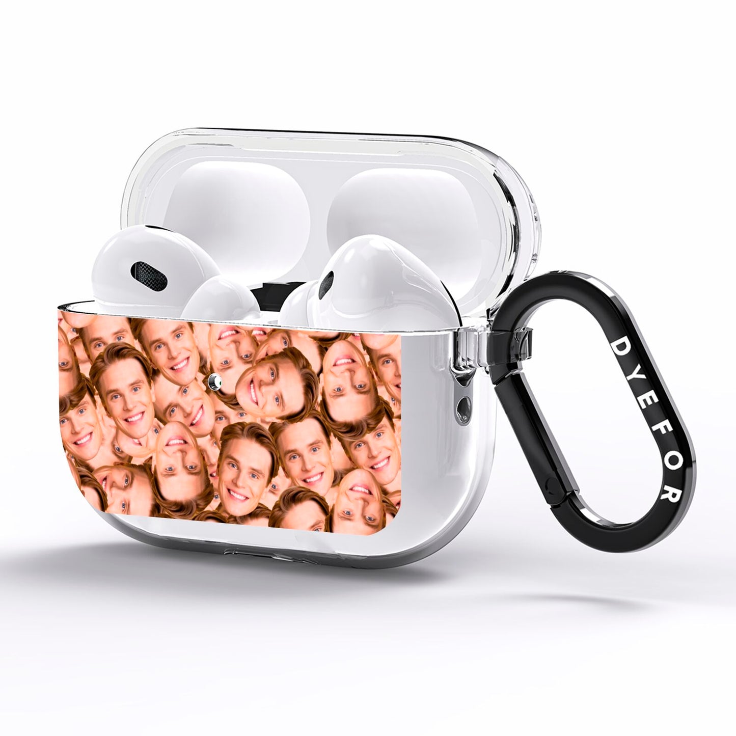 Face AirPods Pro Clear Case Side Image