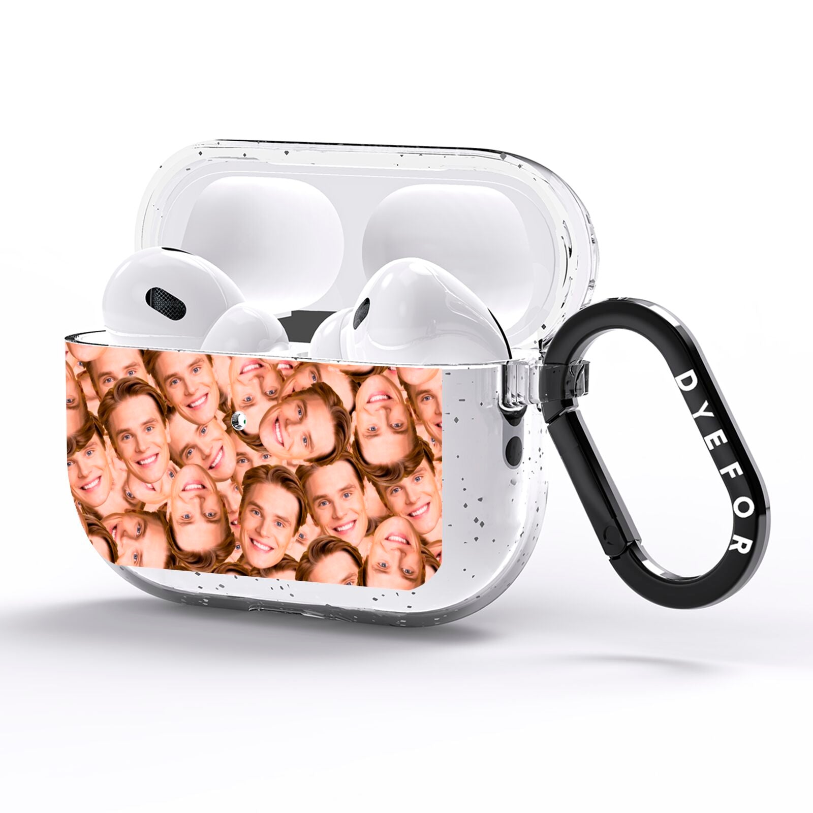 Face AirPods Pro Glitter Case Side Image