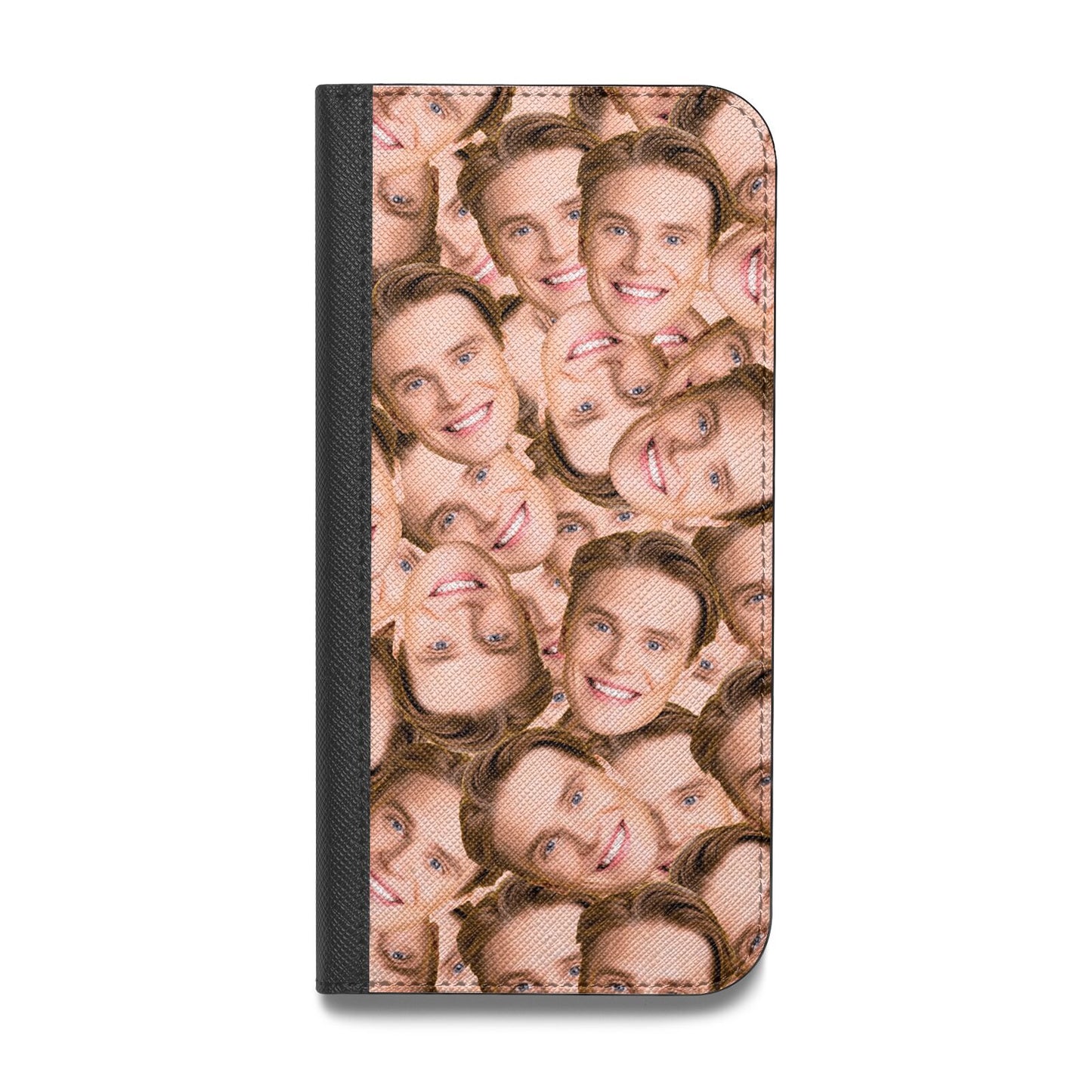 Face Vegan Leather Flip Samsung Case