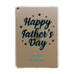 Fathers Day Apple iPad Gold Case