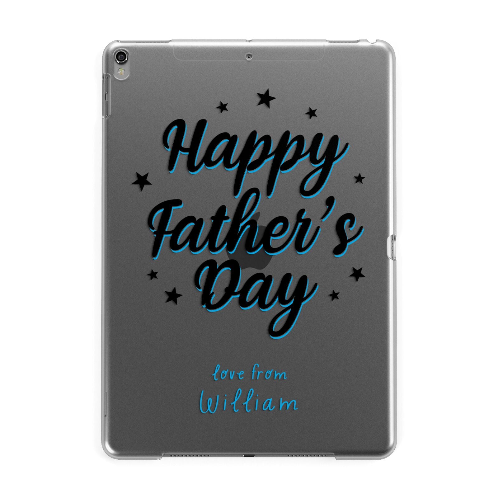 Fathers Day Apple iPad Grey Case