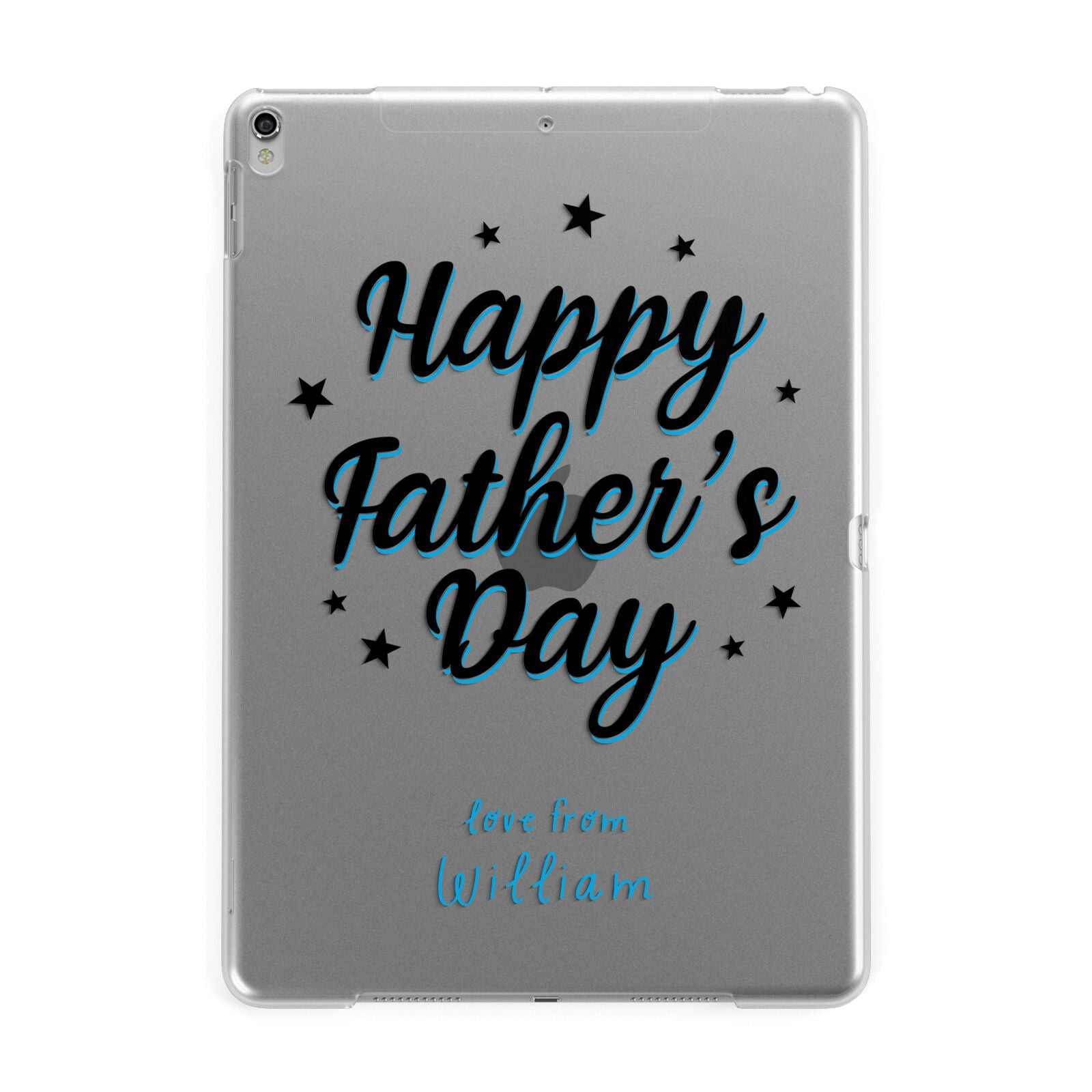 Fathers Day Apple iPad Silver Case