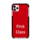 First Class Apple iPhone 11 Pro Max in Silver with Black Impact Case