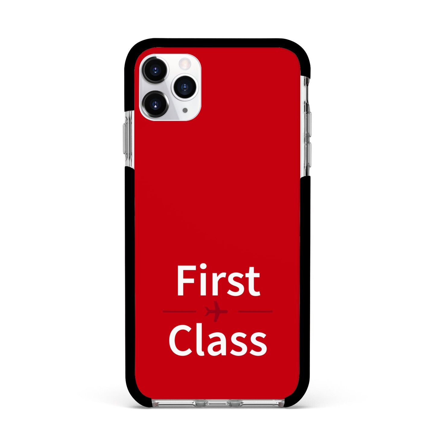 First Class Apple iPhone 11 Pro Max in Silver with Black Impact Case