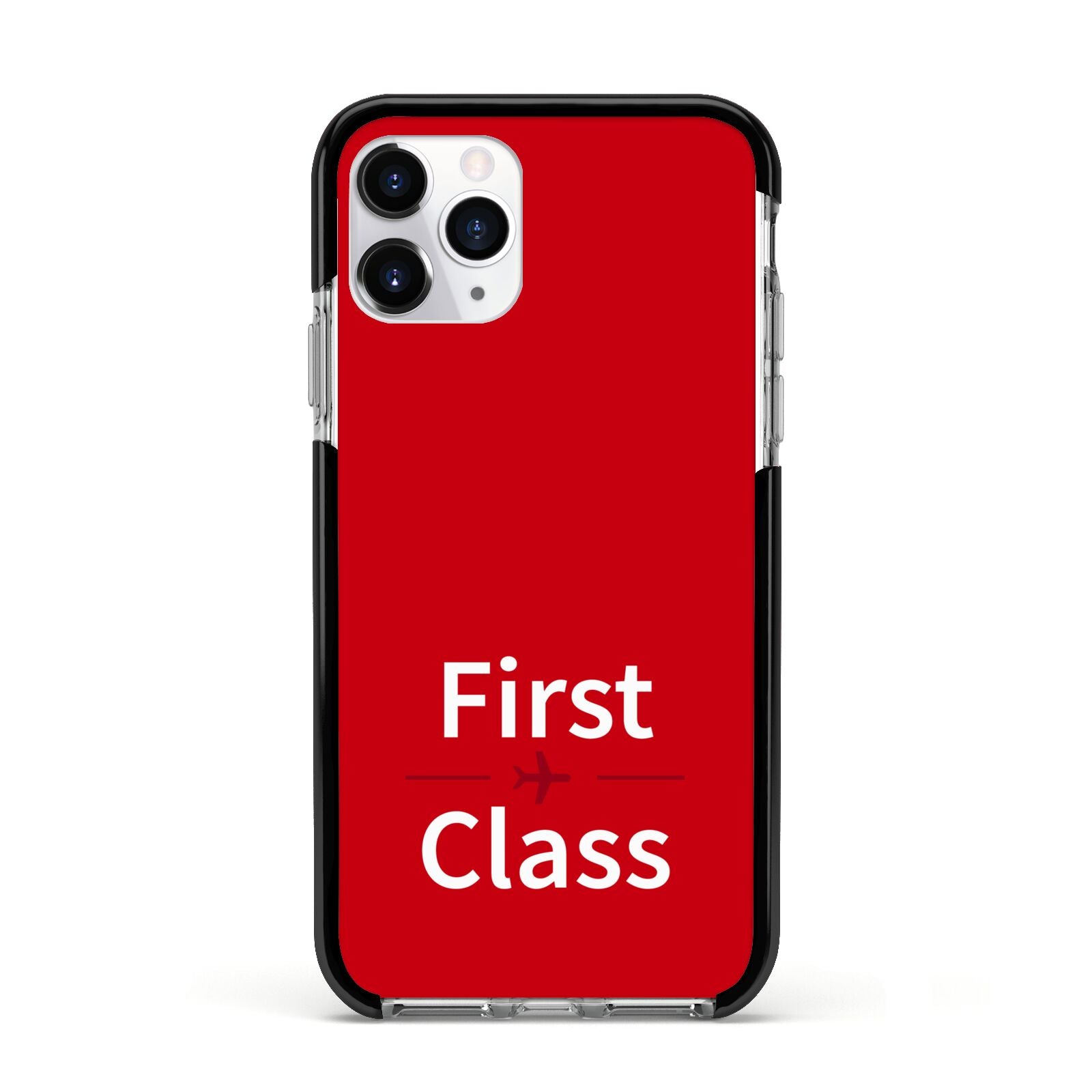 First Class Apple iPhone 11 Pro in Silver with Black Impact Case
