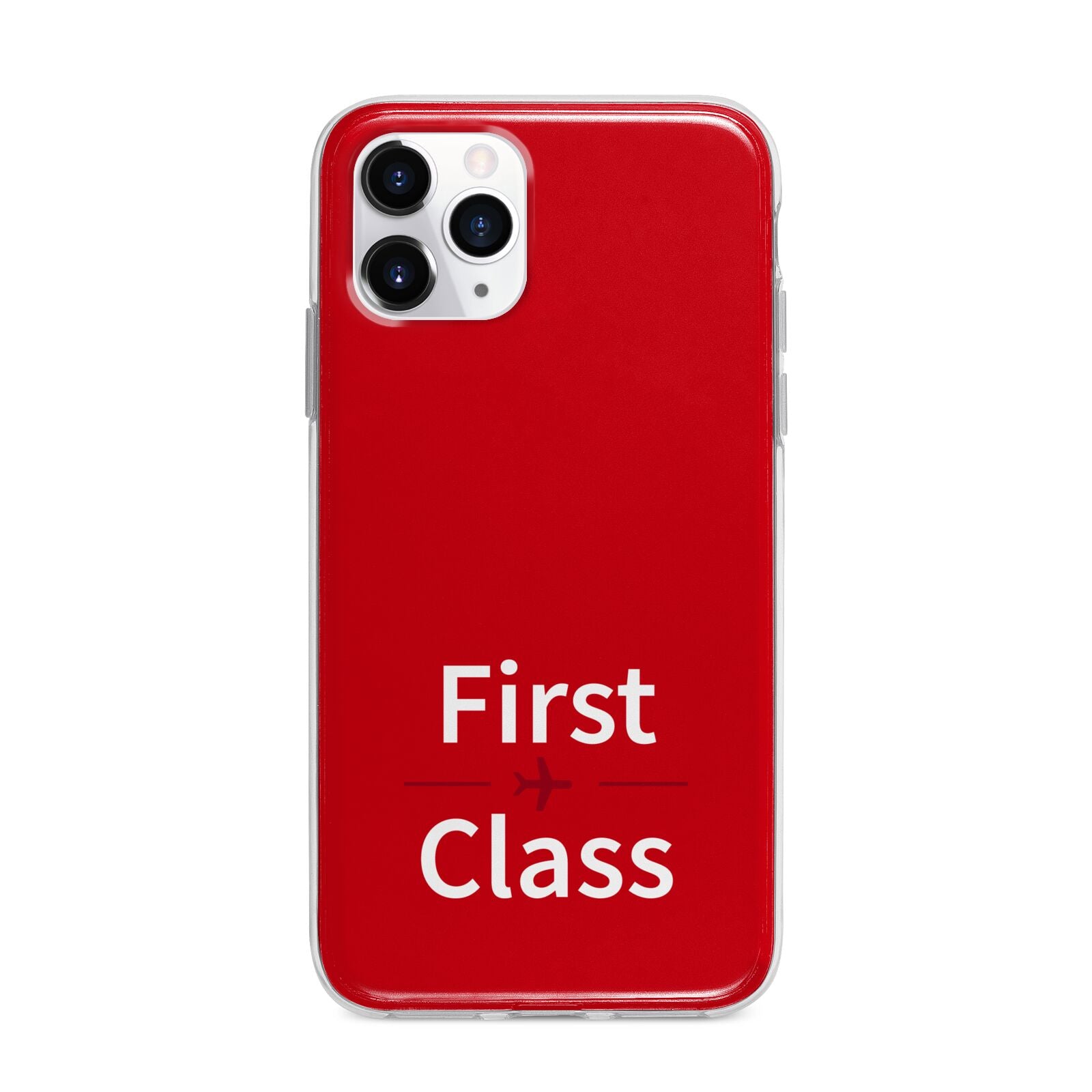 First Class Apple iPhone 11 Pro in Silver with Bumper Case