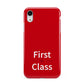 First Class Apple iPhone XR White 3D Tough Case