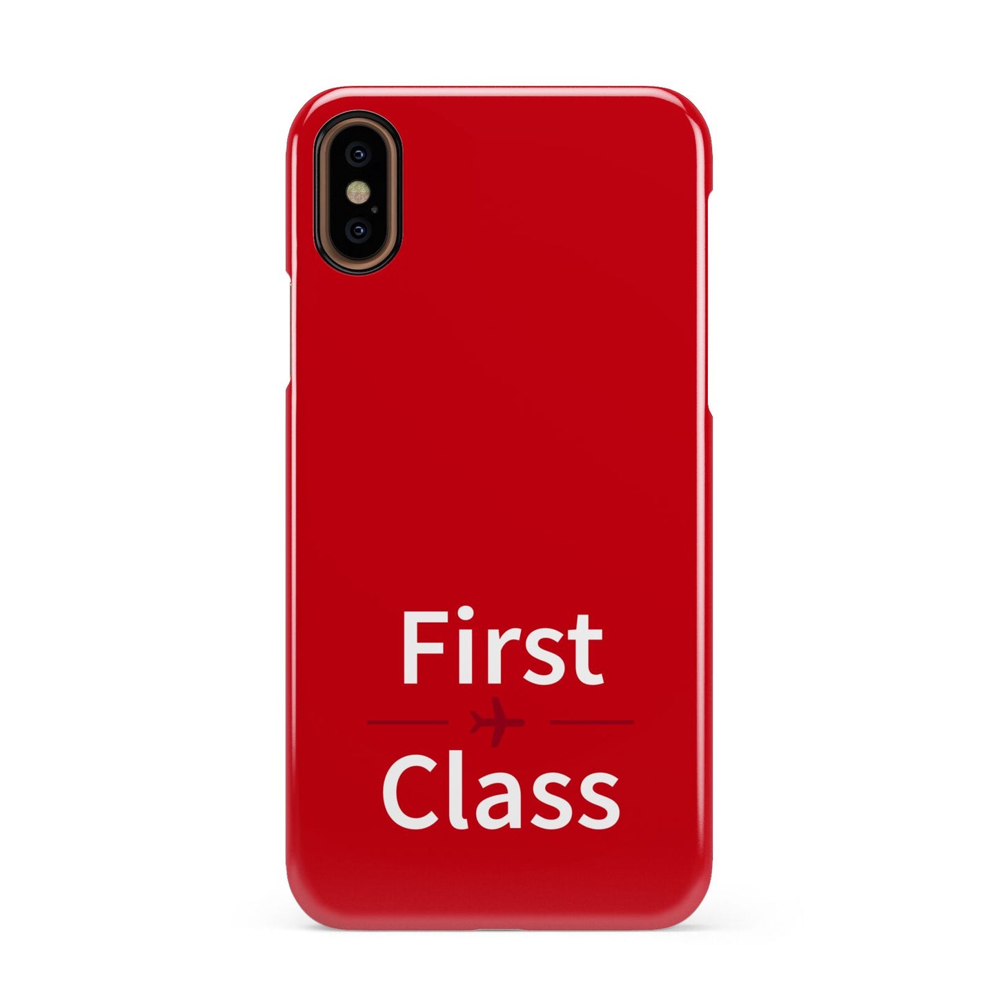 First Class Apple iPhone XS 3D Snap Case