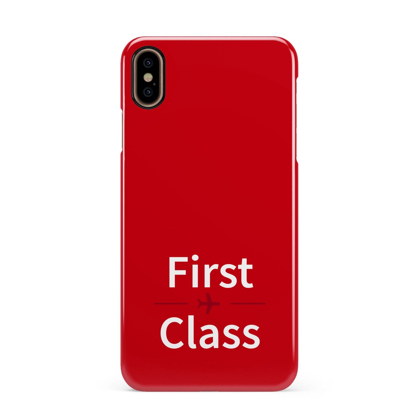 First Class Apple iPhone Xs Max 3D Snap Case