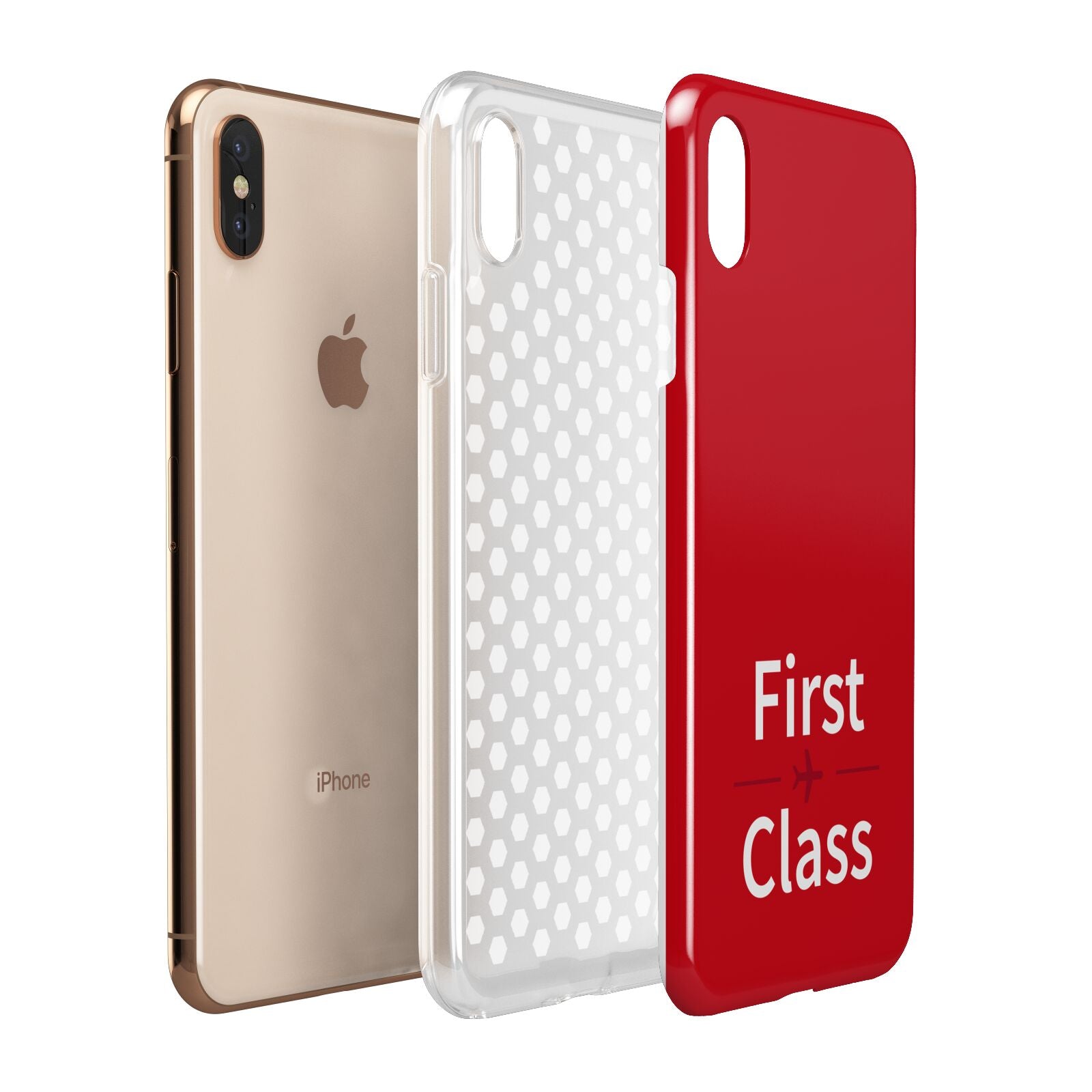 First Class Apple iPhone Xs Max 3D Tough Case Expanded View