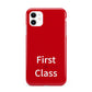 First Class iPhone 11 3D Tough Case
