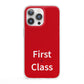 First Class iPhone 13 Pro Clear Bumper Case