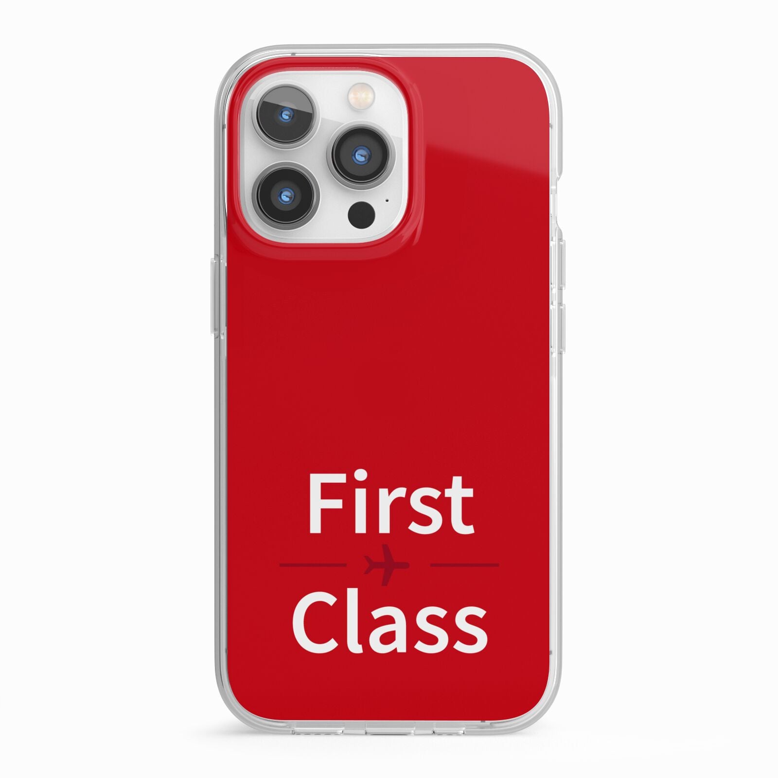 First Class iPhone 13 Pro TPU Impact Case with White Edges
