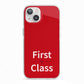 First Class iPhone 13 TPU Impact Case with White Edges