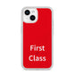 First Class iPhone 14 Clear Tough Case Starlight