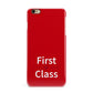 First Class iPhone 6 Plus 3D Snap Case on Gold Phone
