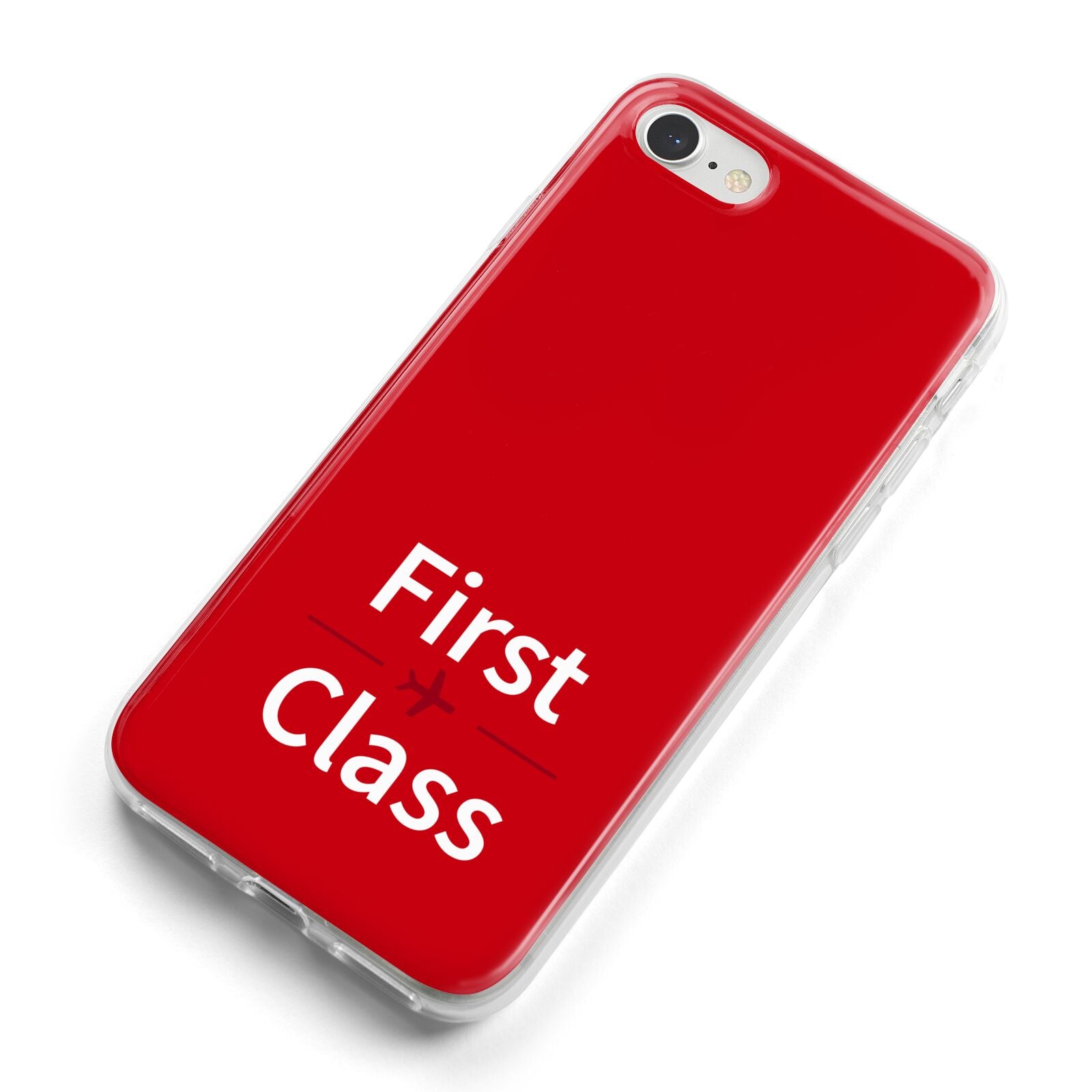 First Class iPhone 8 Bumper Case on Silver iPhone Alternative Image