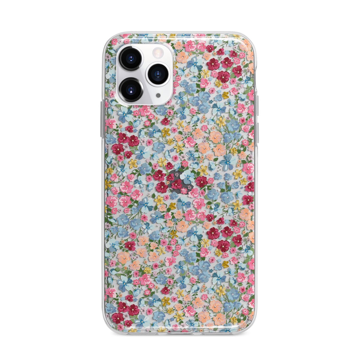 Floral Meadow Apple iPhone 11 Pro Max in Silver with Bumper Case