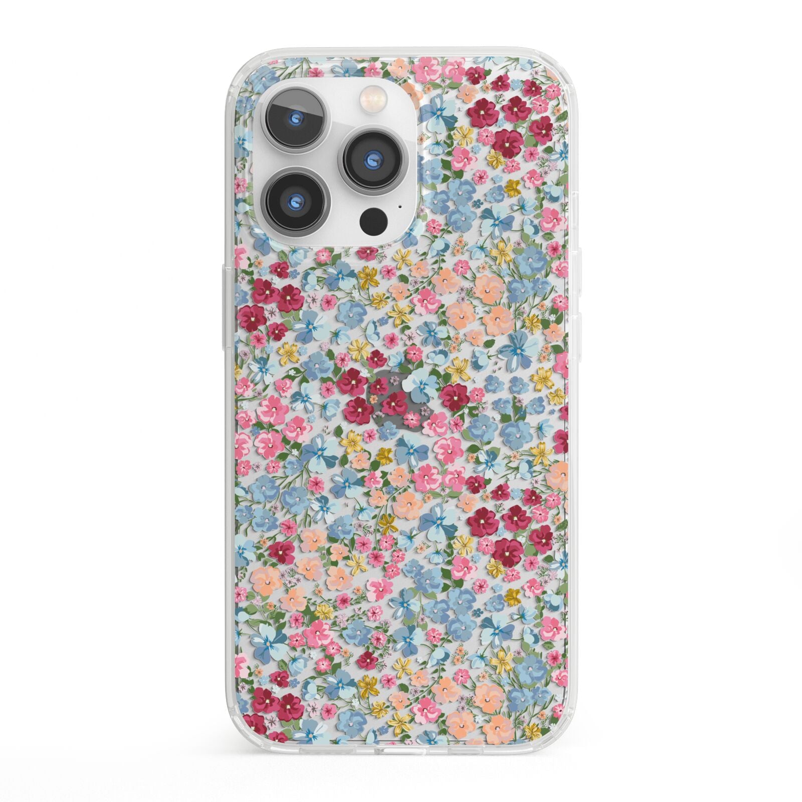 Floral Meadow iPhone 13 Pro Clear Bumper Case