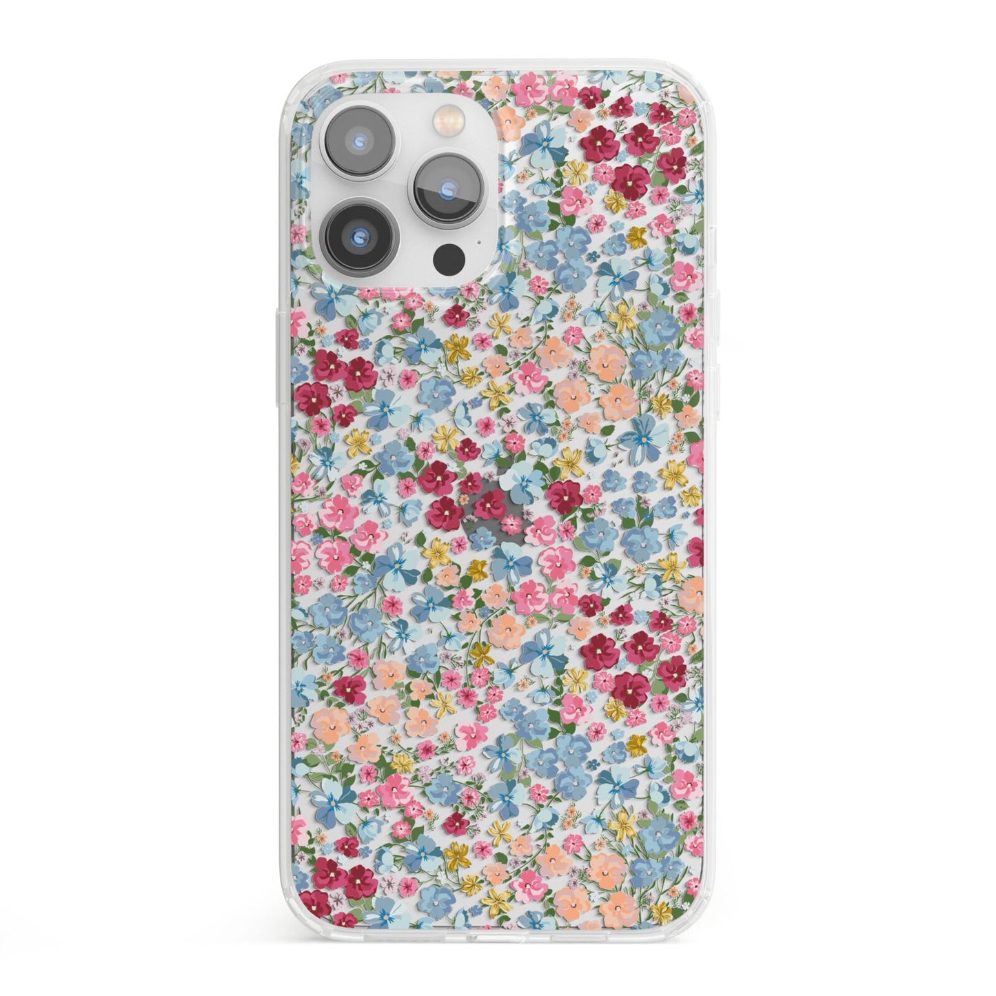 Floral Meadow iPhone 13 Pro Max Clear Bumper Case