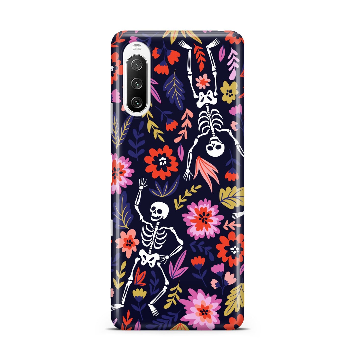 Floral Skeleton Sony Xperia 10 III Case