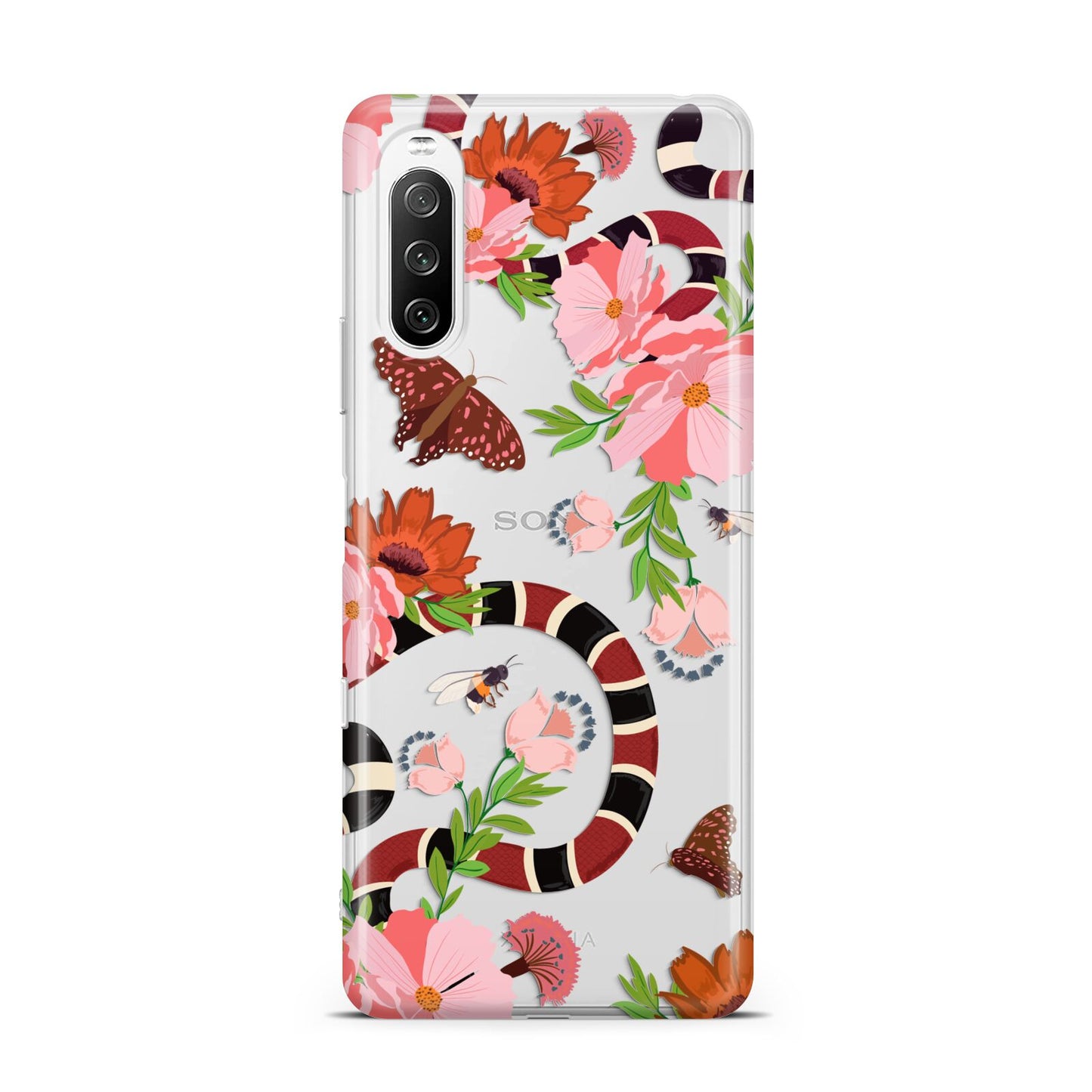 Floral Snake Sony Xperia 10 III Case