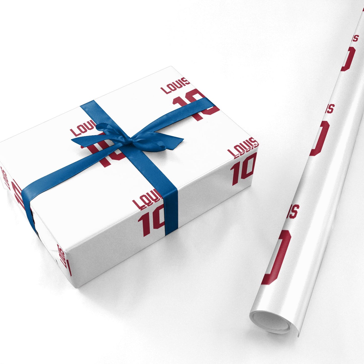 Football Shirt Custom Personalised Wrapping Paper