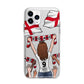 Football Supporter Personalised Apple iPhone 11 Pro in Silver with Bumper Case