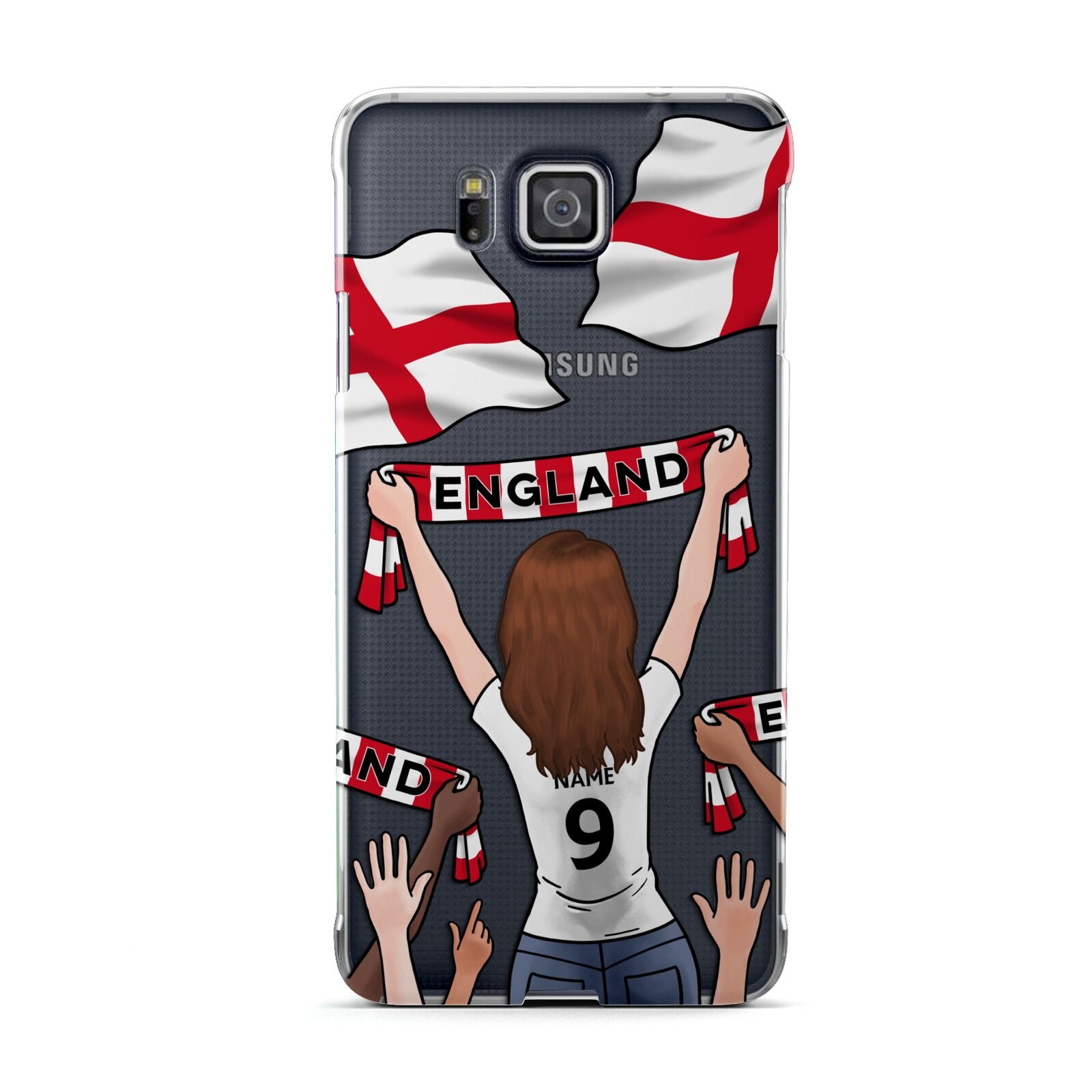 Football Supporter Personalised Samsung Galaxy Alpha Case