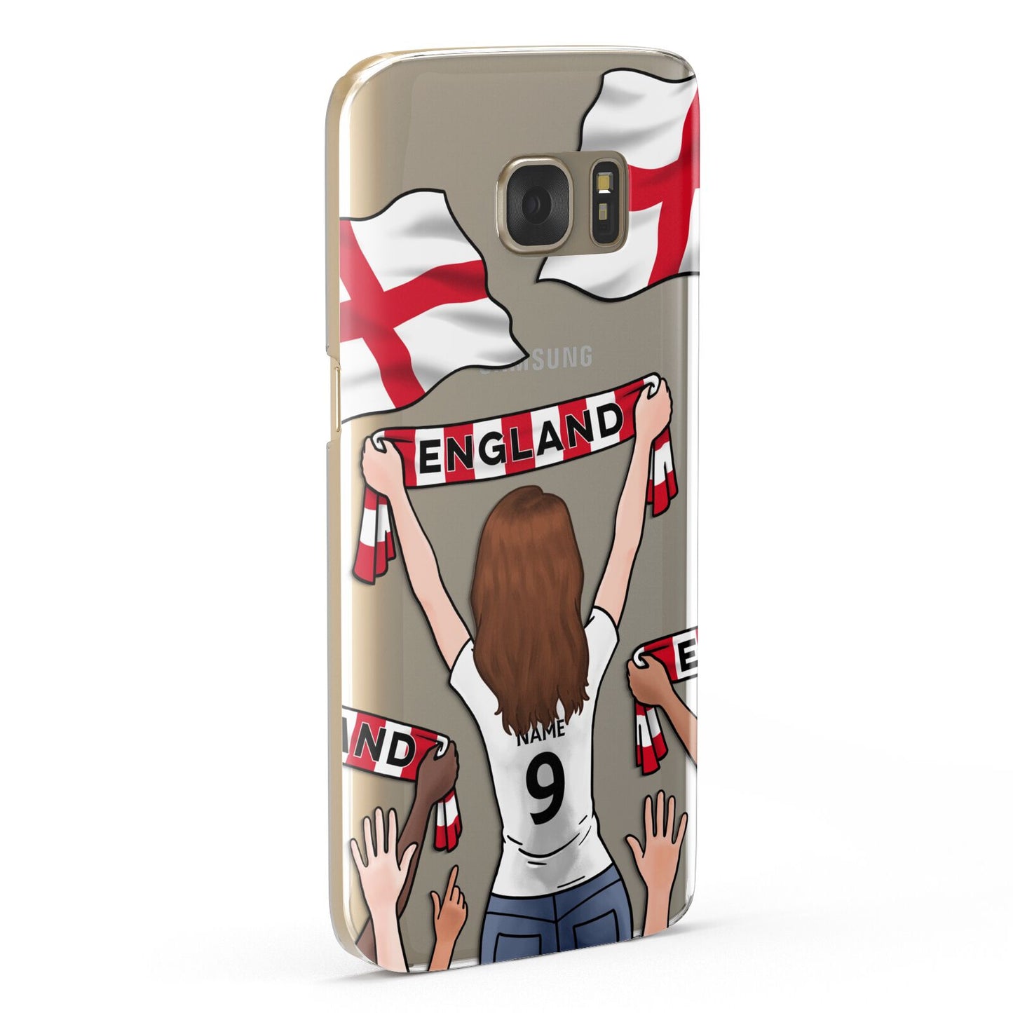Football Supporter Personalised Samsung Galaxy Case Fourty Five Degrees